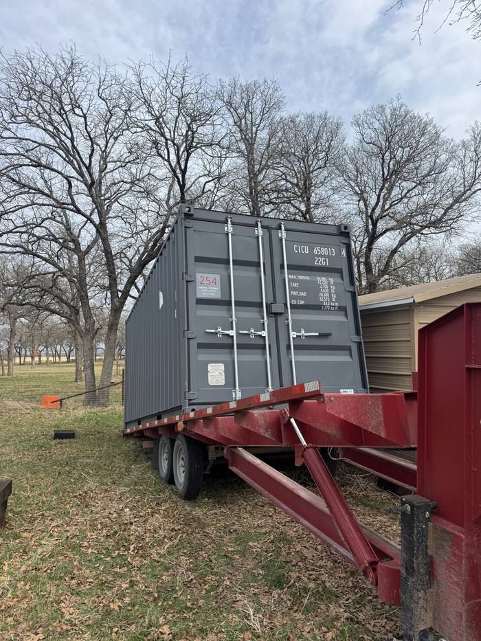 20' Standard One Trip container, dark gray, example 5