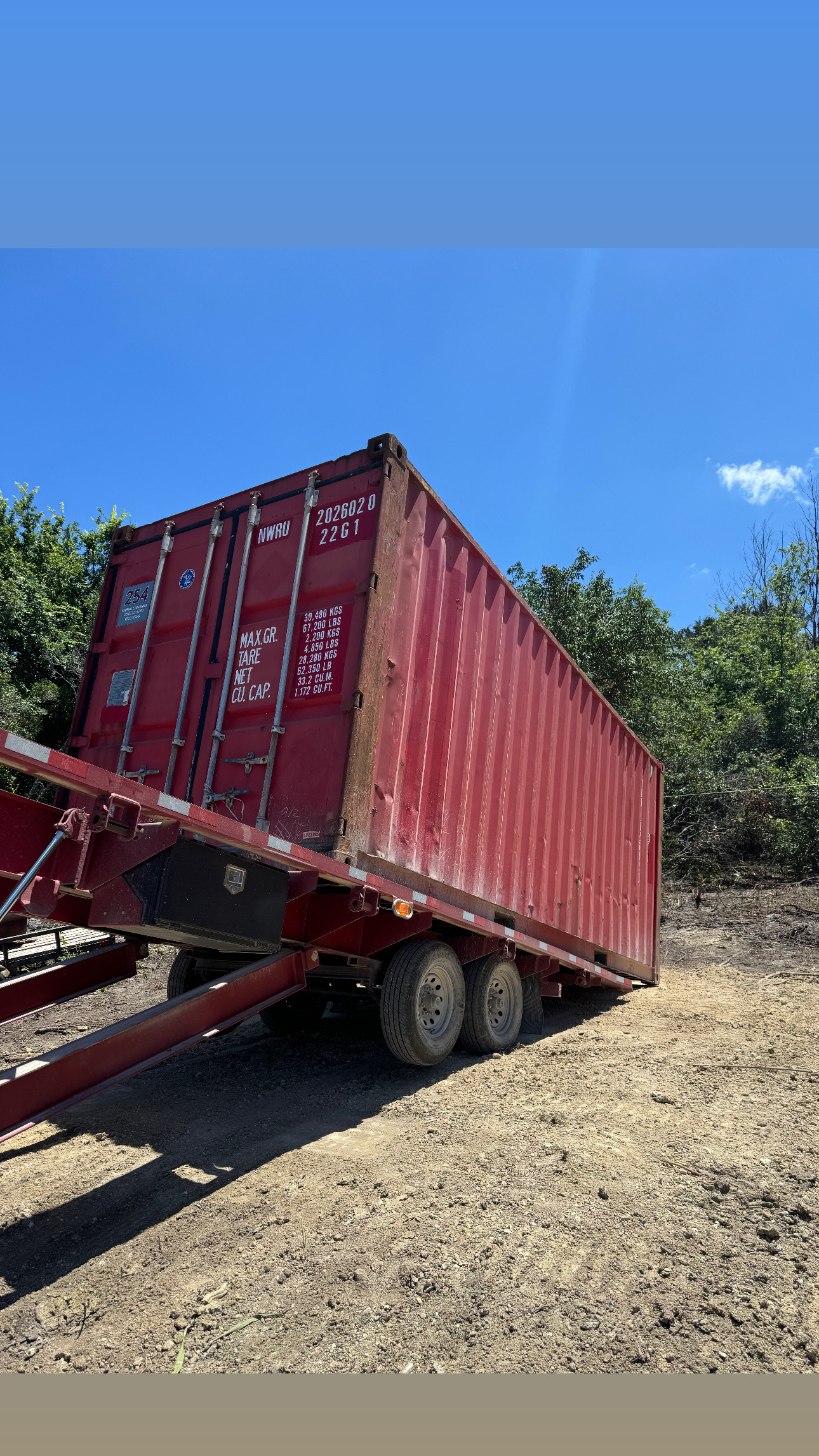 20' Standard Cargo Worthy example unit 4