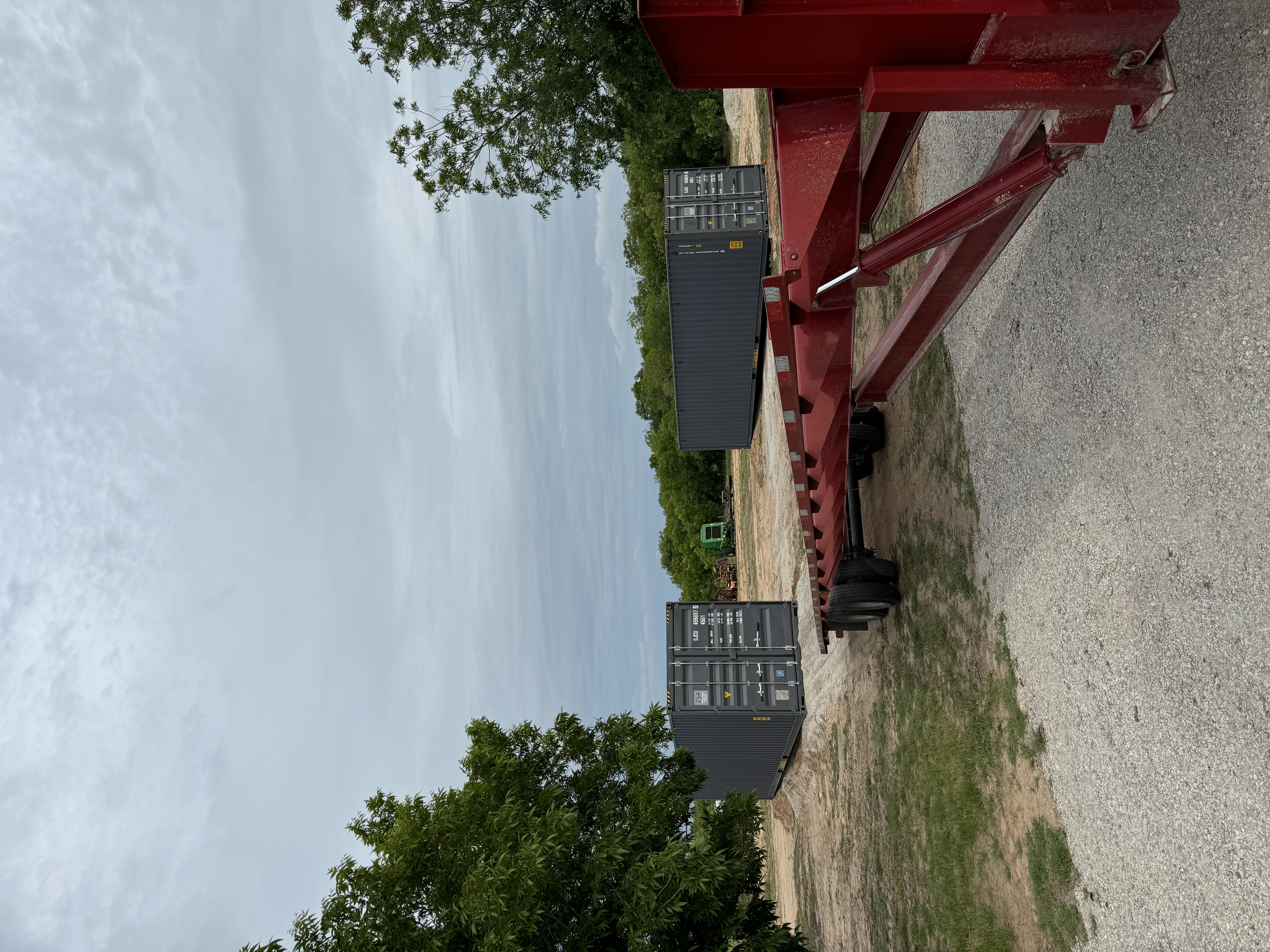 40' High Cube One Trip container, dark gray, example 4