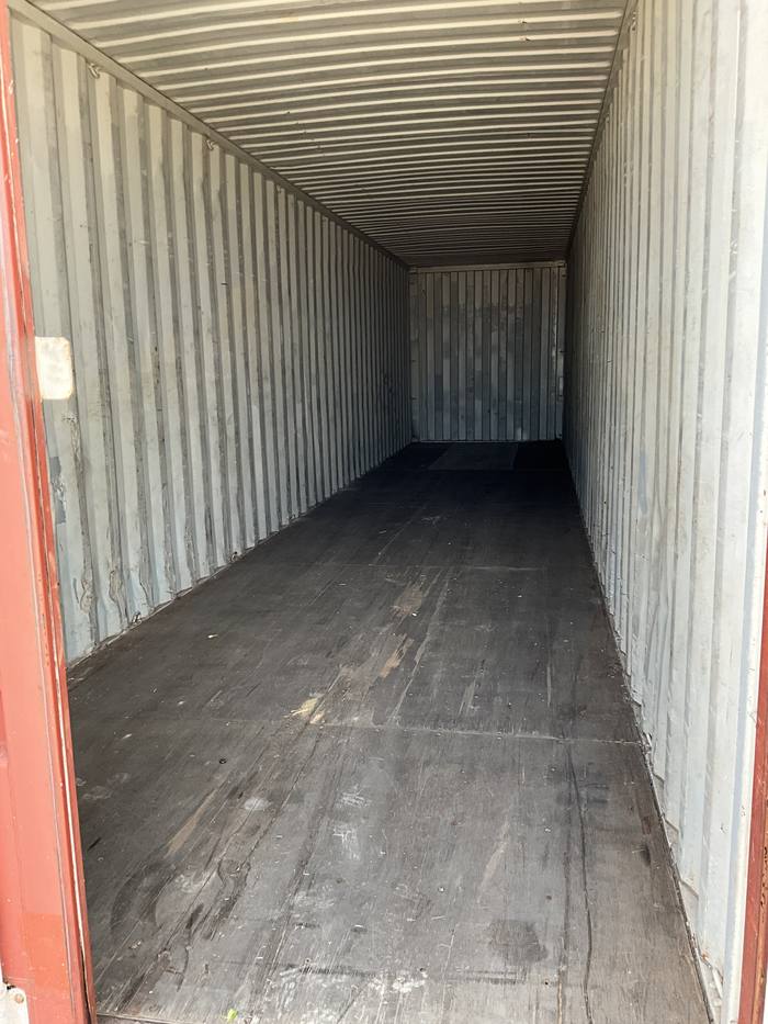 40' High Cube Cargo Worthy interior example